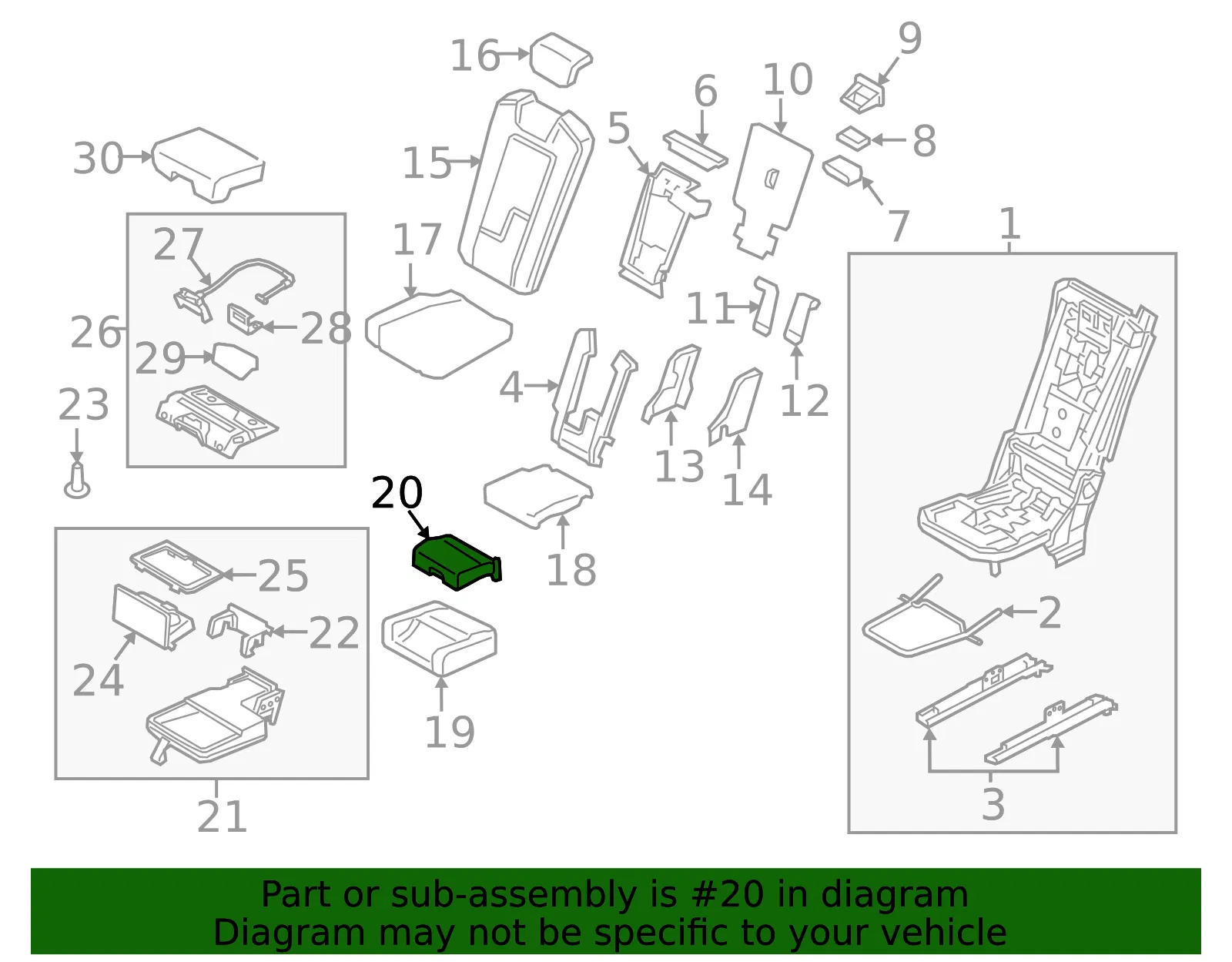 Seat Cover - Volvo (32404911) - view 2