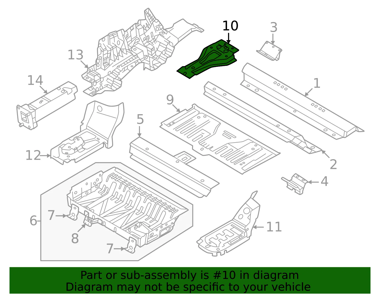 Seat Bracket - Volvo (32422425) - view 2
