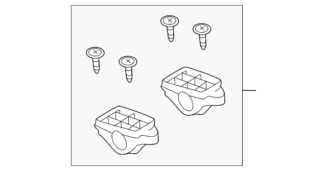 Seat Frame Hardware Kit - Volvo (32430687)