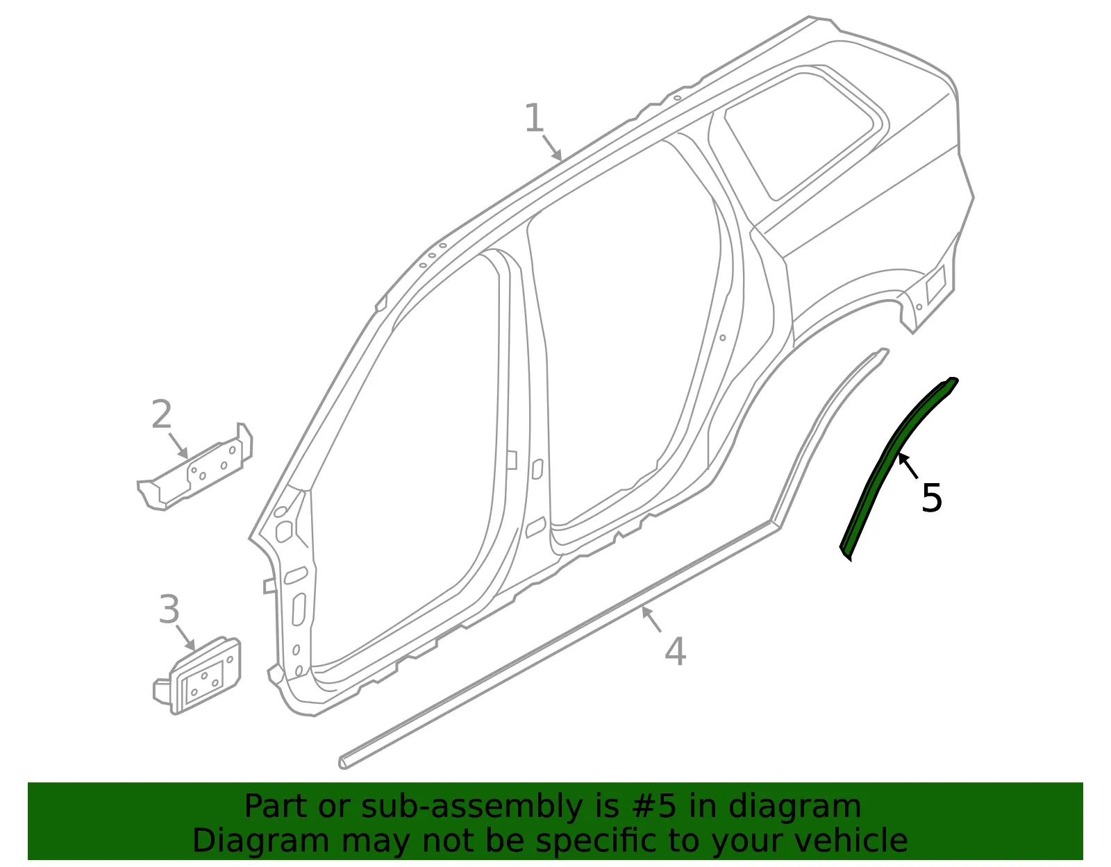 Side Body Trim Protector - Volvo (32430801) - view 2