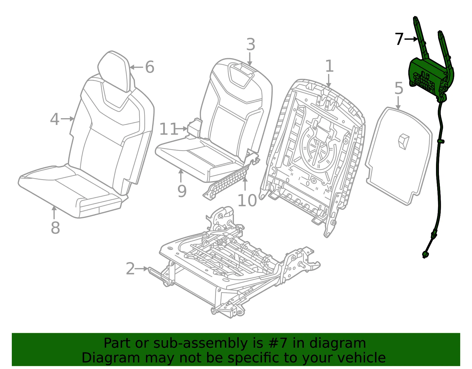 Headrest Guide - Volvo (32447017) - view 2