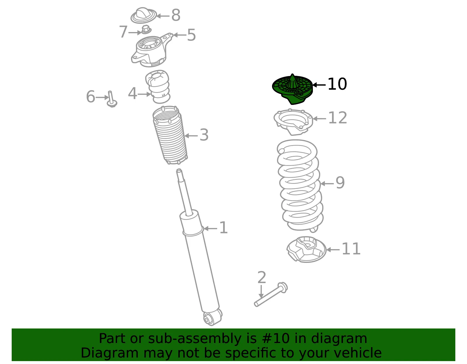 Upper Seat - Volvo (32468081) - view 2