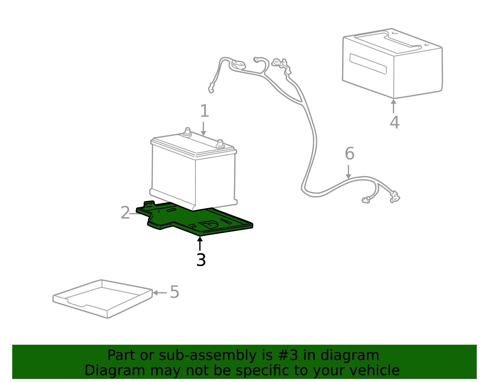 Tray - Kia (37150-3C000) - view 2