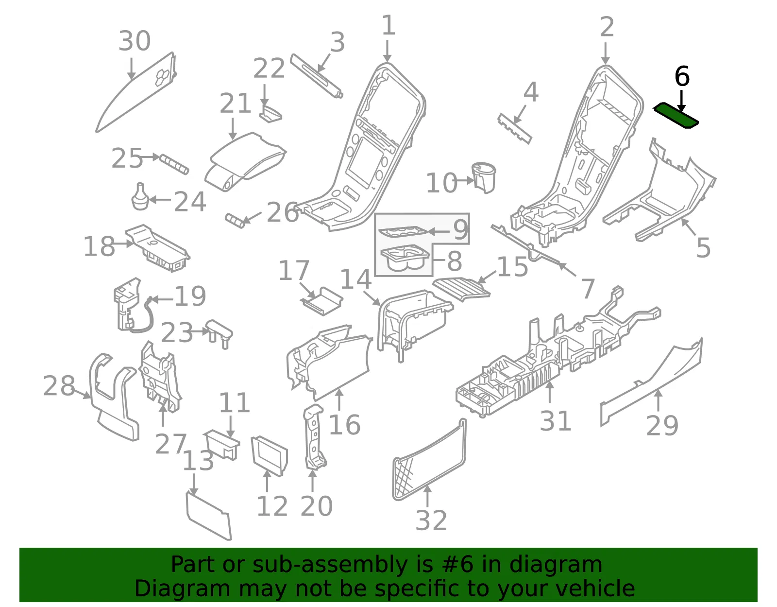 Storage Tray Mat - Volvo (39800604) - view 2