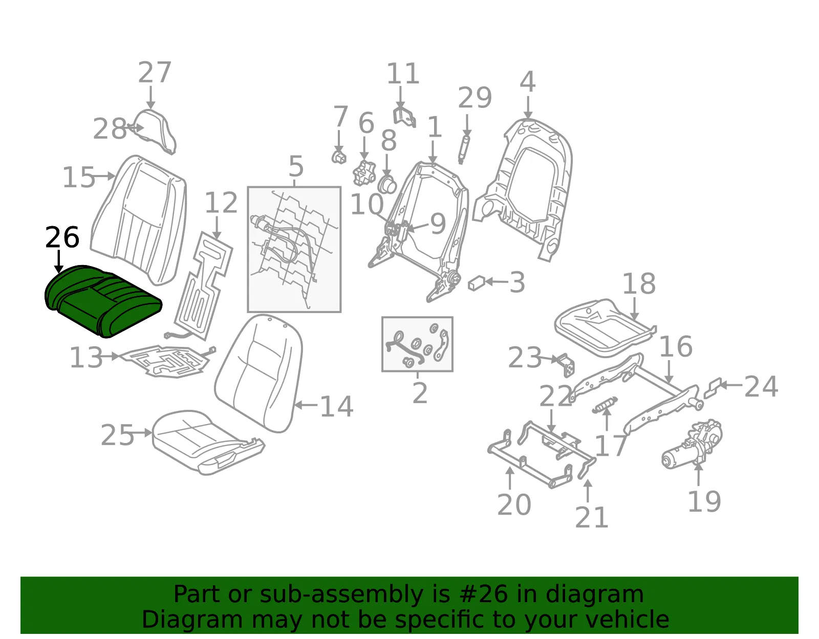 Seat Cover - Volvo (39803138) - view 2