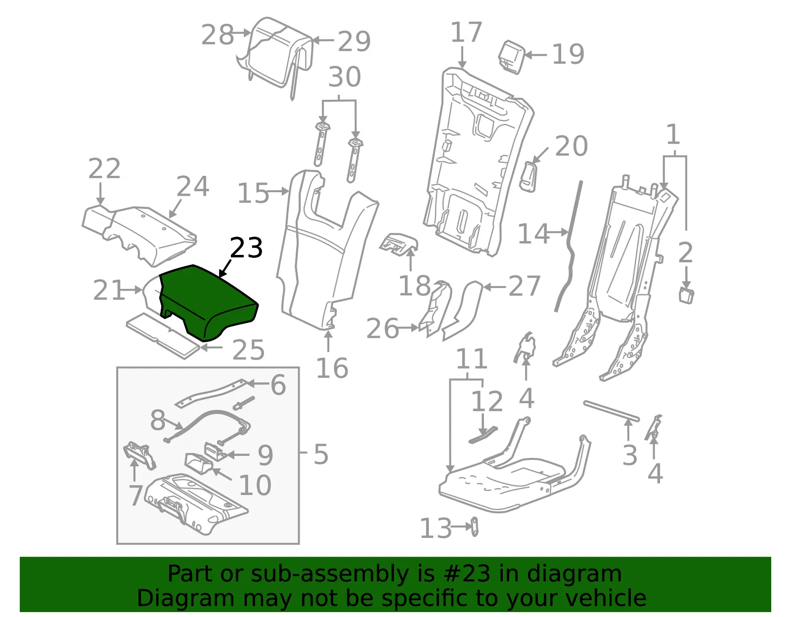 Seat Cover - Volvo (39803166) - view 2