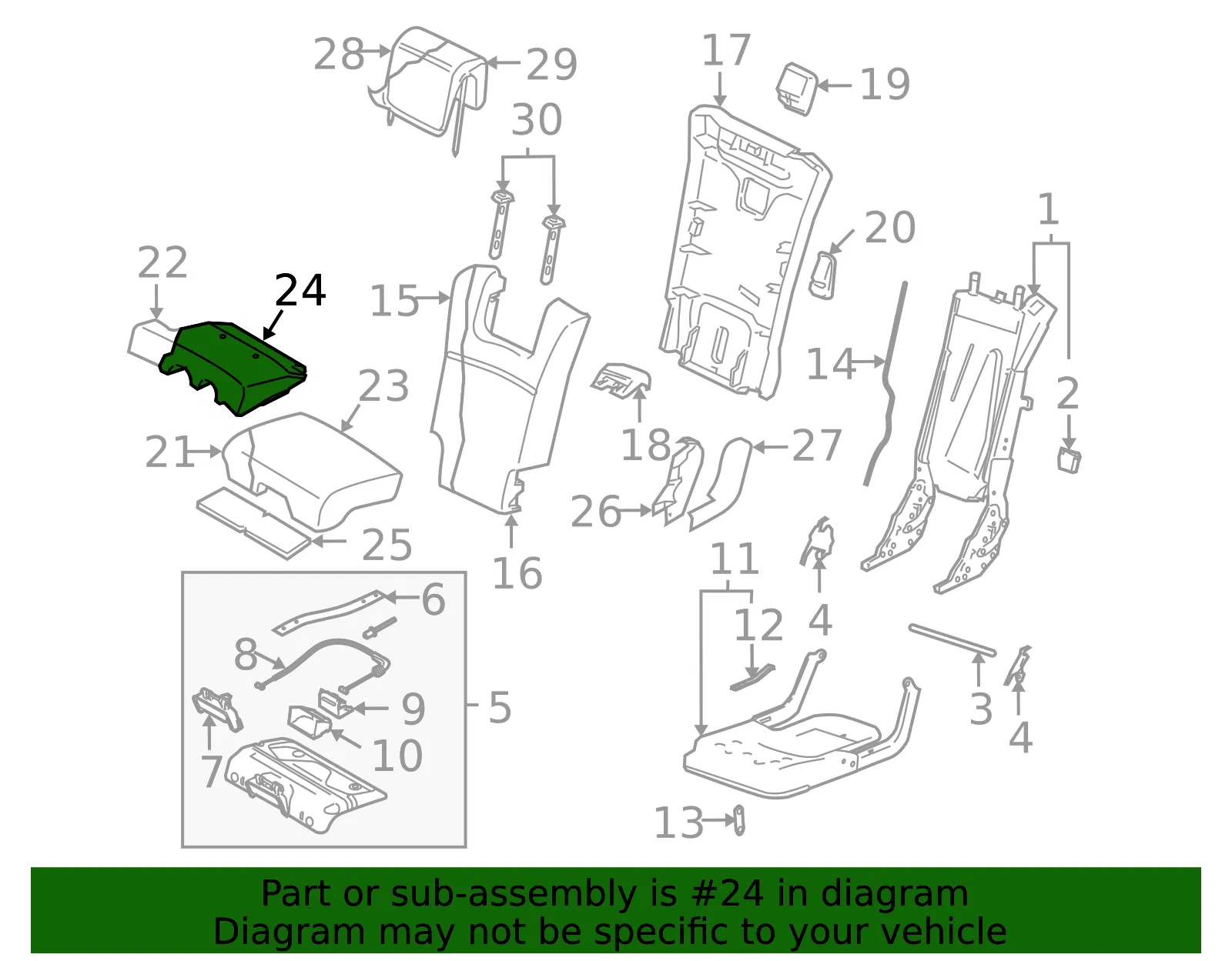 Seat Cover - Volvo (39803174) - view 2