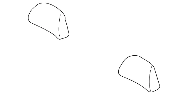 Headrest Cover - Volvo (39804606)