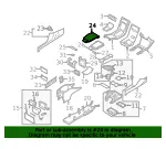 Console Armrest - Volvo (39804792) - view 4