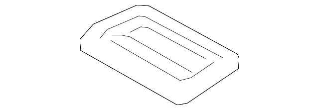 Seat Belt Trim Bezel - Volvo (39806237)