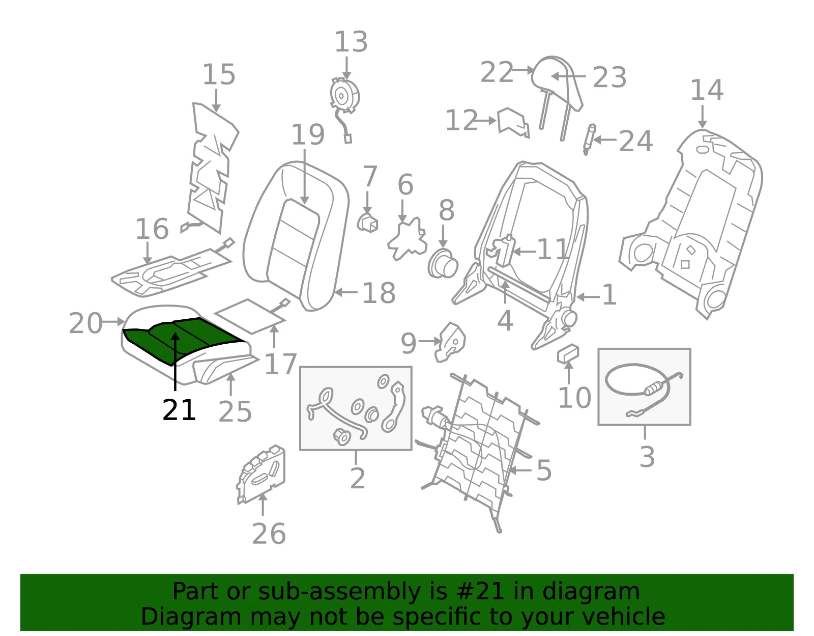 Seat Cover - Volvo (39806830) - view 2