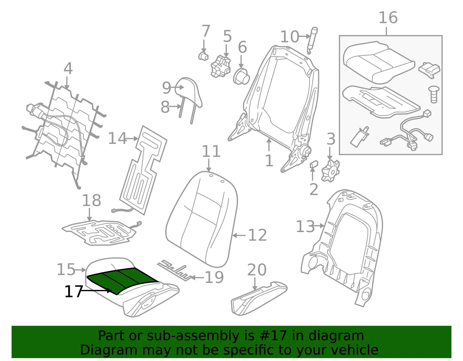 Cushion Cover - Volvo (39808544) - view 2