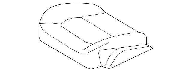 Seat Trim Panel - Volvo (39810571) - view 2