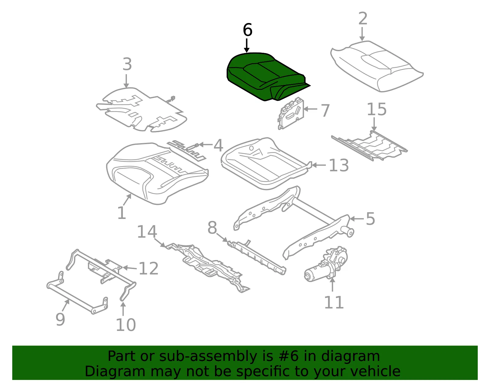Seat Trim Panel - Volvo (39810571) - view 3