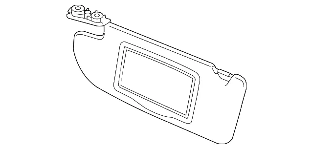 Sun-Visor - Driver's Side (LH) - Volvo (39814751) - view 4