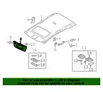 Sun-Visor - Driver's Side (LH) - Volvo (39814756) - view 6