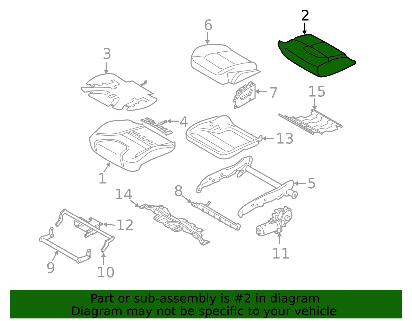 Seat Cover - Volvo (39819081) - view 2