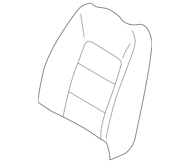 Seat Back Cushion Cover - Volvo (39819197)