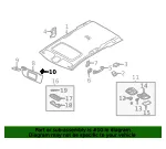 Sun Visor Support - Volvo (39820751) - view 6