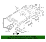 Sun-Visor Cover - Volvo (39825236) - view 4