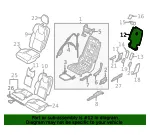 Seat Back Panel - Volvo (39826819) - view 4