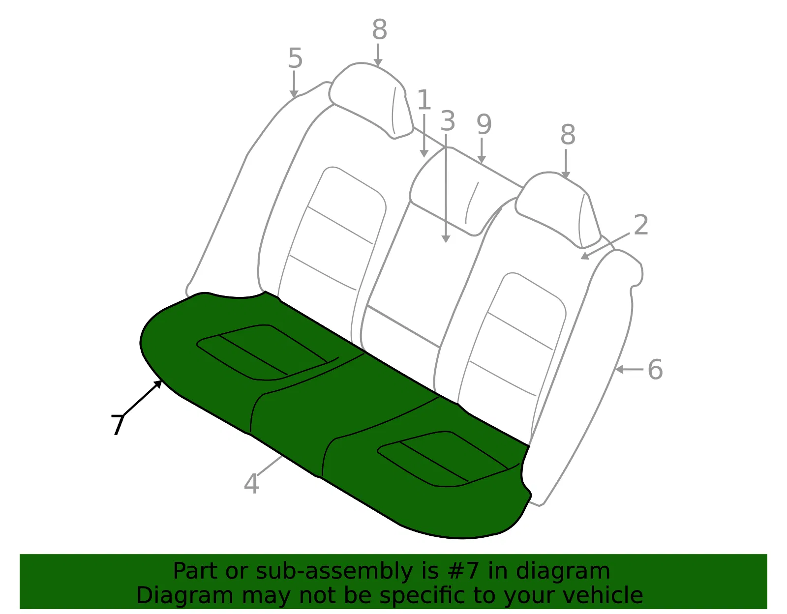 Cushion Cover - Volvo (39827655) - view 2