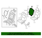 Seat Back Panel - Volvo (39827902) - view 4