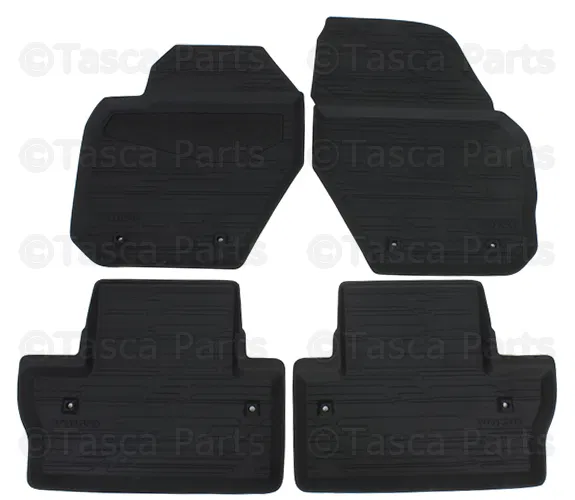 Rubber Floor Mats - Off Black - Volvo (39828878)