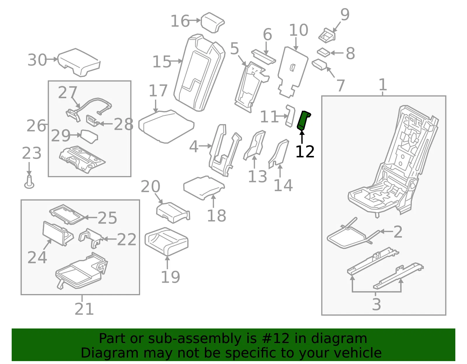 Lower Trim - Volvo (39831245) - view 2