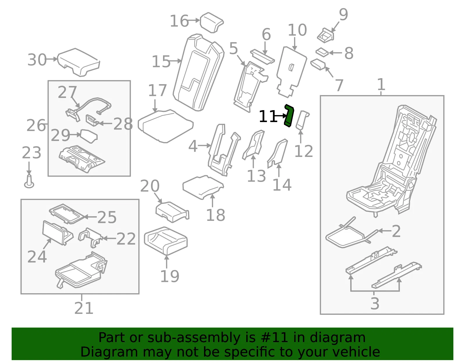 Lower Trim - Volvo (39831373) - view 2