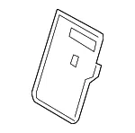 Seat Back Panel - Volvo (39833609) - view 3