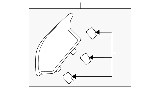 Seat Belt Guide Cap - Passenger Side (RH) - Volvo (39835300)