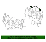 Headrest, Outer - Volvo (39835678) - view 4