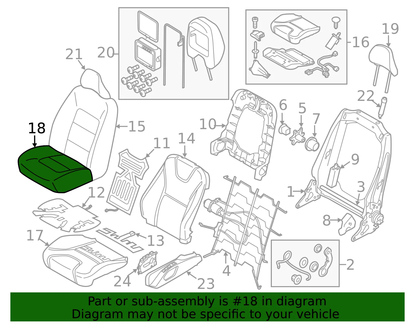 Seat Cover - Volvo (39837984) - view 2