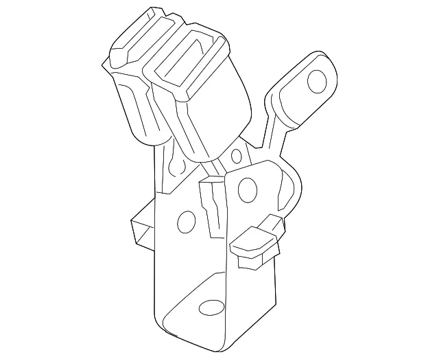 Seat Belt Receptacle - Volvo (39838367)