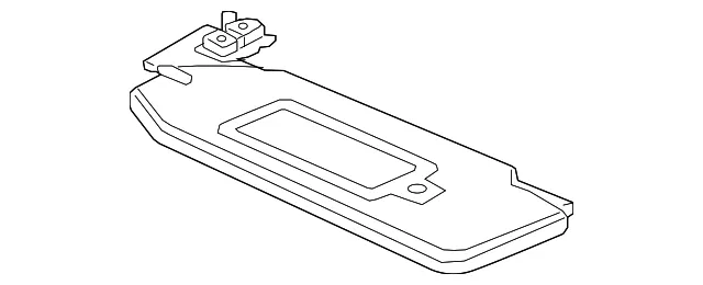 Sun-Visor - Passenger Side (RH) - Volvo (39840649)