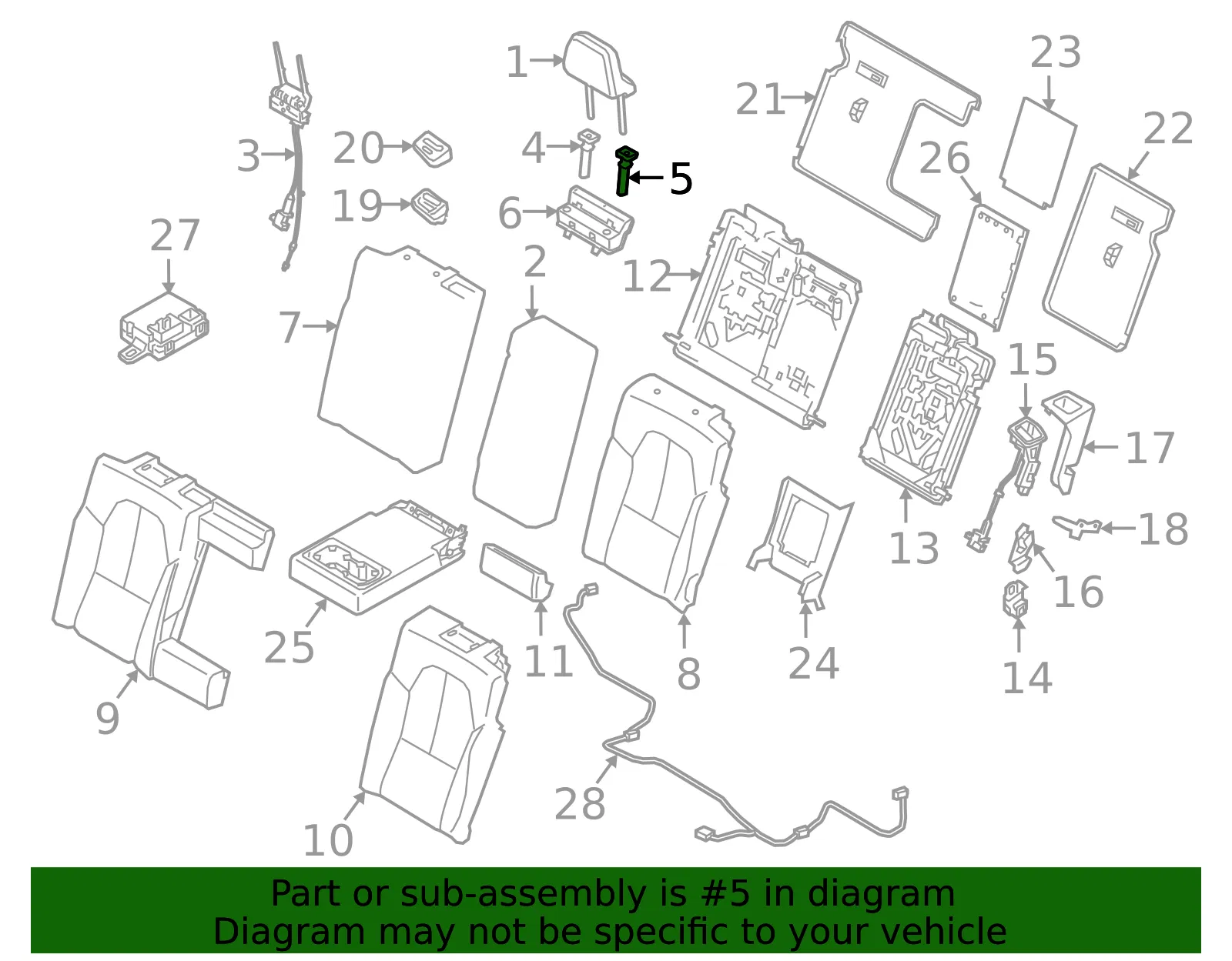 Headrest Guide - Volvo (39841443) - view 2