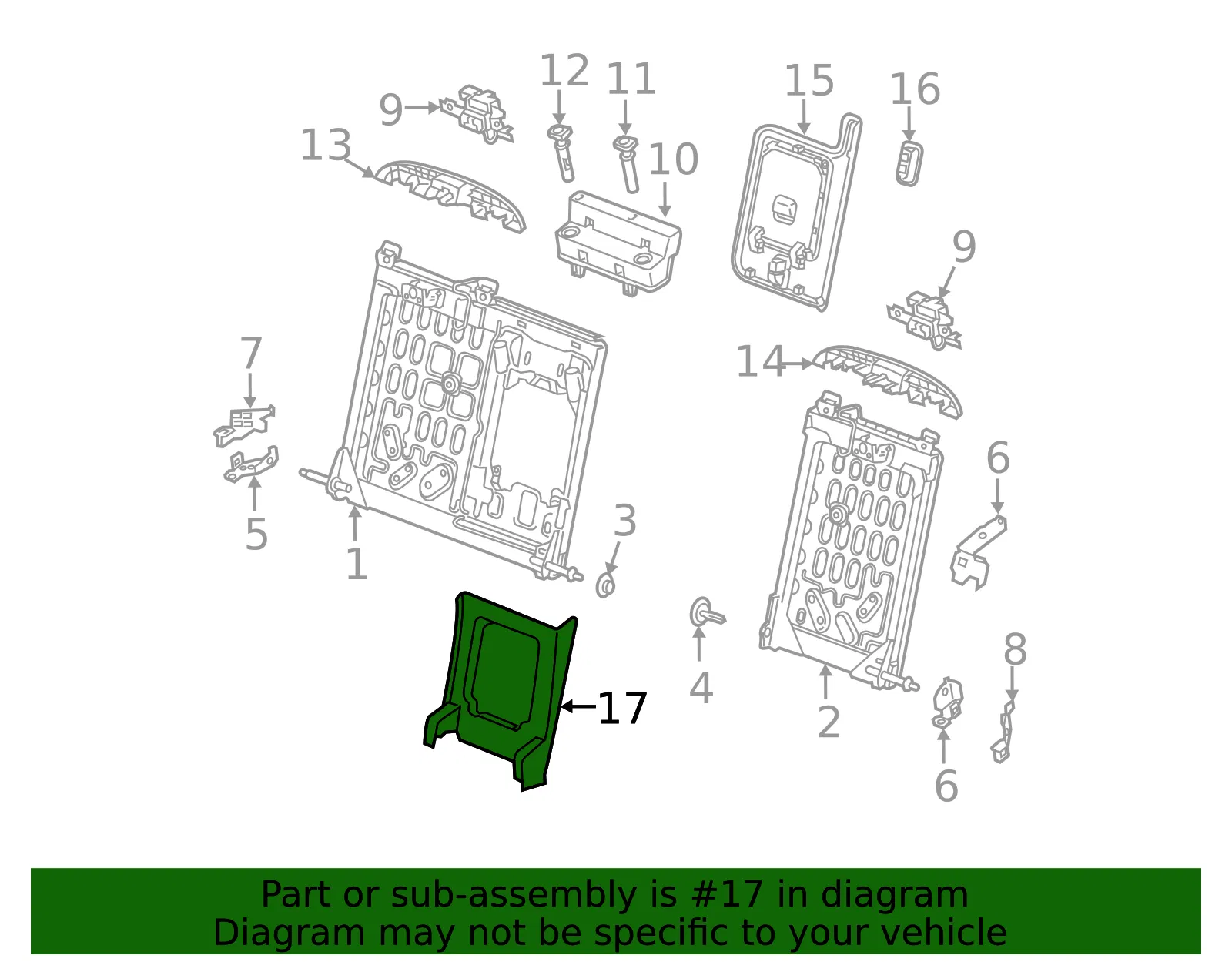 Trim Cover - Volvo (39841486) - view 2