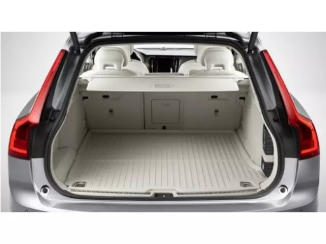 Load Compartment Mat - Shaped Plastic - Blond - Volvo (39841684)