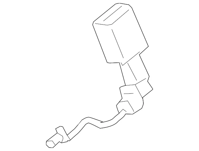 Seat Belt Receptacle - Volvo (39842519)