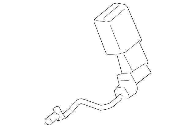 Seat Belt Receptacle - Volvo (39842520)