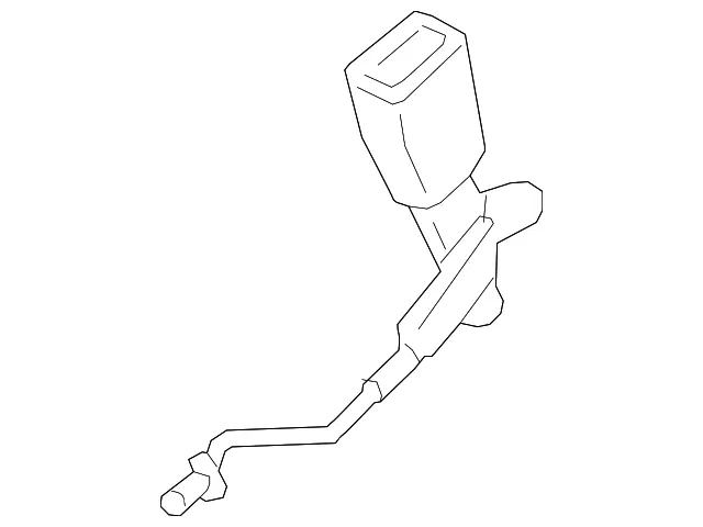 Seat Belt Receptacle - Volvo (39842521)