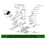 Console Trim Panel - Volvo (39843333) - view 4