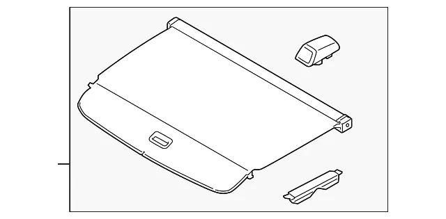 Package Tray Trim - Volvo (39843531) - view 2