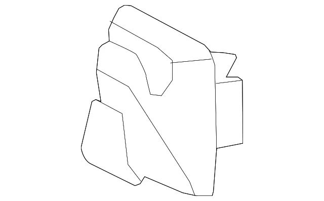 Sun-Visor Support - Volvo (39853776) - view 2