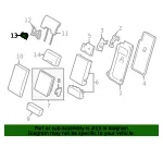 Headrest Guide Button - Volvo (39854927) - view 4