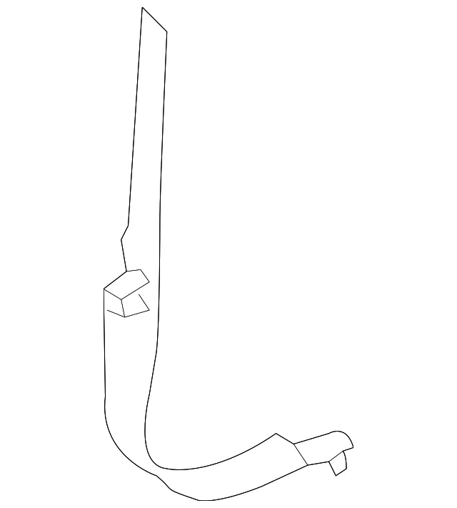 Cowl Trim - Passenger Side (RH) - Volvo (39858699) - view 2