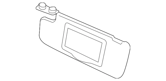 Sun-Visor - Driver's Side (LH) - Volvo (39859345) - view 3