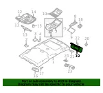 Sun-Visor - Driver's Side (LH) - Volvo (39859345) - view 8