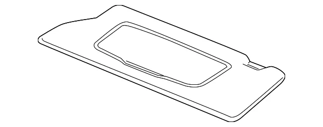 Sun-Visor - Passenger Side (RH) - Volvo (39859808)